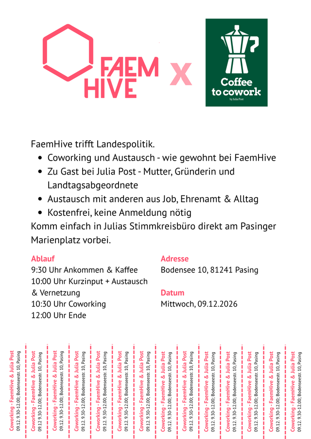 Coworking mit FaemHive